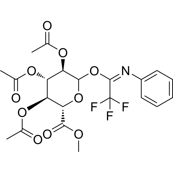 1-(2,2,2-Trifluoro-N-phenylacetimidate)-2,3,4-tri-O-acetyl-D-glucuronic acid methyl ester 869996-05-